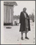 [Black] woman who was still living in the Hinesville Army camp area and having no plans for the future. Near Hinesville, Georgia.