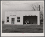 City hall and fire station in Hazlehurst, Georgia.