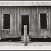 House in a deserted turpentine camp in the Camp Stewart area near Hinesville, Georgia.