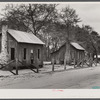 Abandoned houses in a turpentine camp in the Camp Stewart area near Hinesville, Georgia.