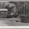 A turpentine still near Pembroke, Georgia.