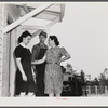 Mr. and Mrs. Paul Hatchet and a friend who has come to see their new prefabricated house at Pacolet, South Carolina.