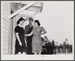 Mr. and Mrs. Paul Hatchet and a friend who has come to see their new prefabricated house at Pacolet, South Carolina.