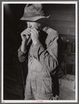 Mr. W. Z. Estes carries a few supplies for local trade in what used to be a large and prosperous store in the community of Liberty Hill. Heard County, Georgia.