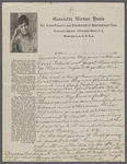  Letter from Henrietta Vinton Davis to John Edward Bruce, dated April 30, 1916