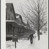 Houses in the steel town at Midland, Pennsylvania.