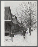 Houses in the steel town at Midland, Pennsylvania.