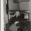 Old woman living in slum house in Bridgewater, Pennsylvania