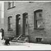 Workers' houses near Pittsburgh Crucible Steel Company in Midland, Pennsylvania.