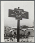 Signpost at Industry, Pennsylvania.