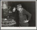 Worker at Correct Manufacturing Company. Fallston, Pennsylvania.
