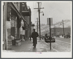 Part of the main street in the steel town of Midland, Pennsylvania.
