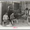 Metal workers having lunch at the Correct Manufacturing Company in Fallston, Pennsylvania.