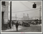 Going home from work at the steel mill in Midland, Pennsylvania.