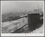 Jones and Laughlin Steel Corporation and freight yards Aliquippa, Pennsylvania.