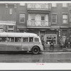 Busload of steelworkers going home. Aliquippa, Pennsylvania.