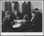 A game of cards in a Greek restaurant in Aliquippa, Pennsylvania.