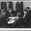 A game of cards in a Greek restaurant in Aliquippa, Pennsylvania.