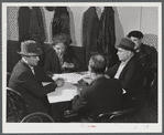 A game of cards in a Greek restaurant in Aliquippa, Pennsylvania.
