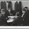 A game of cards in a Greek restaurant in Aliquippa, Pennsylvania.