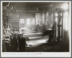 Interior of abandoned Olive Stove Works, Rochester, Pennsylvania. The company is now in the hands of receivers.