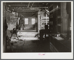Interior of shut-down Olive Stove Works, Rochester, Pennsylvania. The company is now in the hands of receivers.