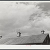 Lightning rods atop barn near Rockville, Maryland.