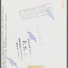 This sign was on a truck converted into living quarters at a camp for migratory workers near Fayetteville, North Carolina. It reads: "Will be back in week. Temporary lay off on acc. of material. Occupants".