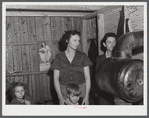 Family living in the "downstairs" part of a tobacco barn. Father works at Fort Bragg. Near Fayetteville, North Carolina.