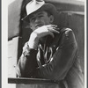 Man from Idaho, who got temporary work at Fort Bragg, now plans to go back home. In a trailer settlement near Fayetteville, North Carolina.