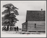 Just before a church meeting at a Negro church in Heard County, Georgia.