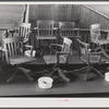 Jury section in the courtroom in Franklin. Heard County, Georgia.
