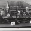 Jury section in the courtroom in Franklin. Heard County, Georgia.