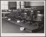 Jury section in the courtroom in Franklin. Heard County, Georgia.