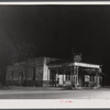 Gas station in Franklin, nine o'clock in the evening. Heard County, Georgia.