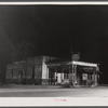 Gas station in Franklin, nine o'clock in the evening. Heard County, Georgia.