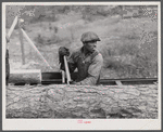 Sawmill worker in Heard County, Georgia.