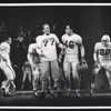 Ray Bolger and Ron Husmann (center) in the stage production All American