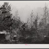 A brush fire in Heard County, Georgia.