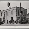 Main street in Greensboro, Greene County, Georgia.