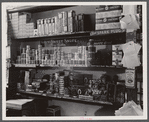 The snuff shelf in the Jarrell store in Penfield. Greene County, Georgia.