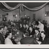 At a meeting of the Lions Club in Greensboro. Greene County, Georgia.