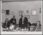 Mr. H. H. Chapman speading at a meeting of the Lions Club in Greensboro. Greene County, Georgia.