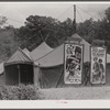 This movie tent opened with great expectations but closed down three days later for lack of attendance. At Kymulga, near Childersburg, Alabama. Kymulga is the closest village to the powder plant.