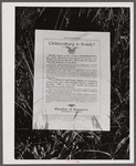 Newspaper issued in Childersburg containing the statement of the Chamber of Commerce. Alabama.