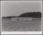 Bunkhouses being built by a farmer in expectation of the increase in employment at the nearby powder plant. Childersburg, Alabama.