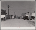 View down the main street of Childersburg, Alabama.