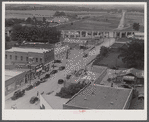 View of Childersburg, Alabama, showing construction of new buildings.