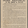 Proclamation of the Irish Republic
