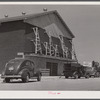 The first movie house Childersburg ever had now under construction. Childersburg, Alabama.